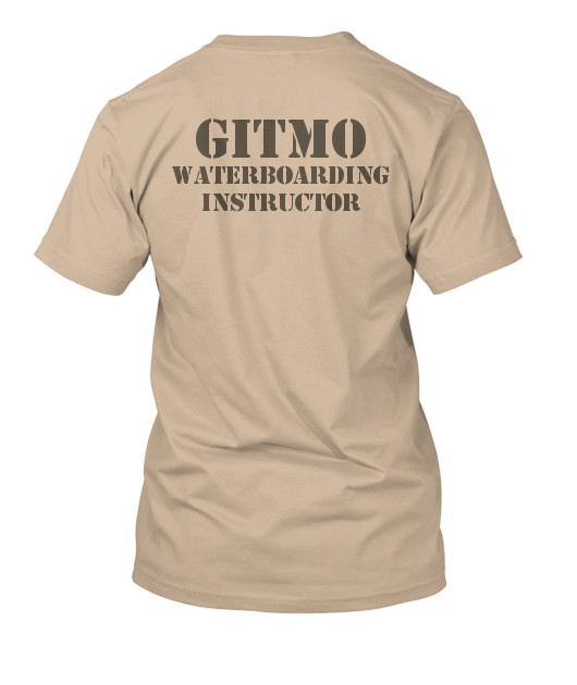 GITMO Waterboarding Instructor T Shirt 100% | Milspec Tees