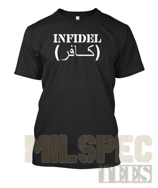 Infidel T Shirt – Black | Milspec Tees 