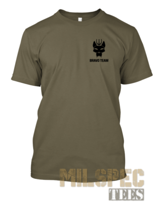 SEAL Team Bravo Team T Shirt Moisture wicking 3D Effect print