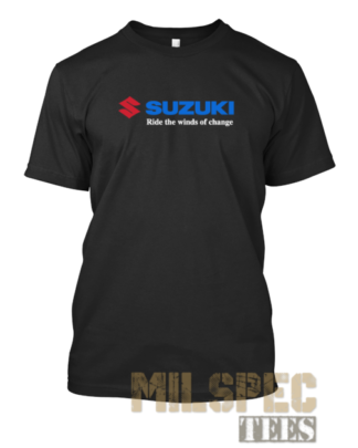 SUZUKI Motorcycle Moisture Wicking T Shirt 3D effect print